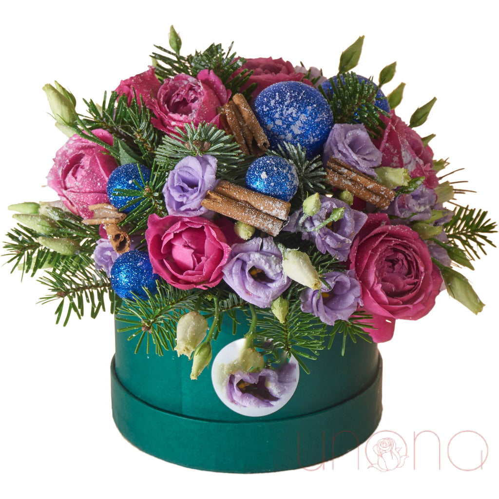 Christmas Jolly Arrangement - Festive Holiday Decor for Home, Office & Party | Perfect for Christmas Tree, Mantel & Table Centerpiece Decorations