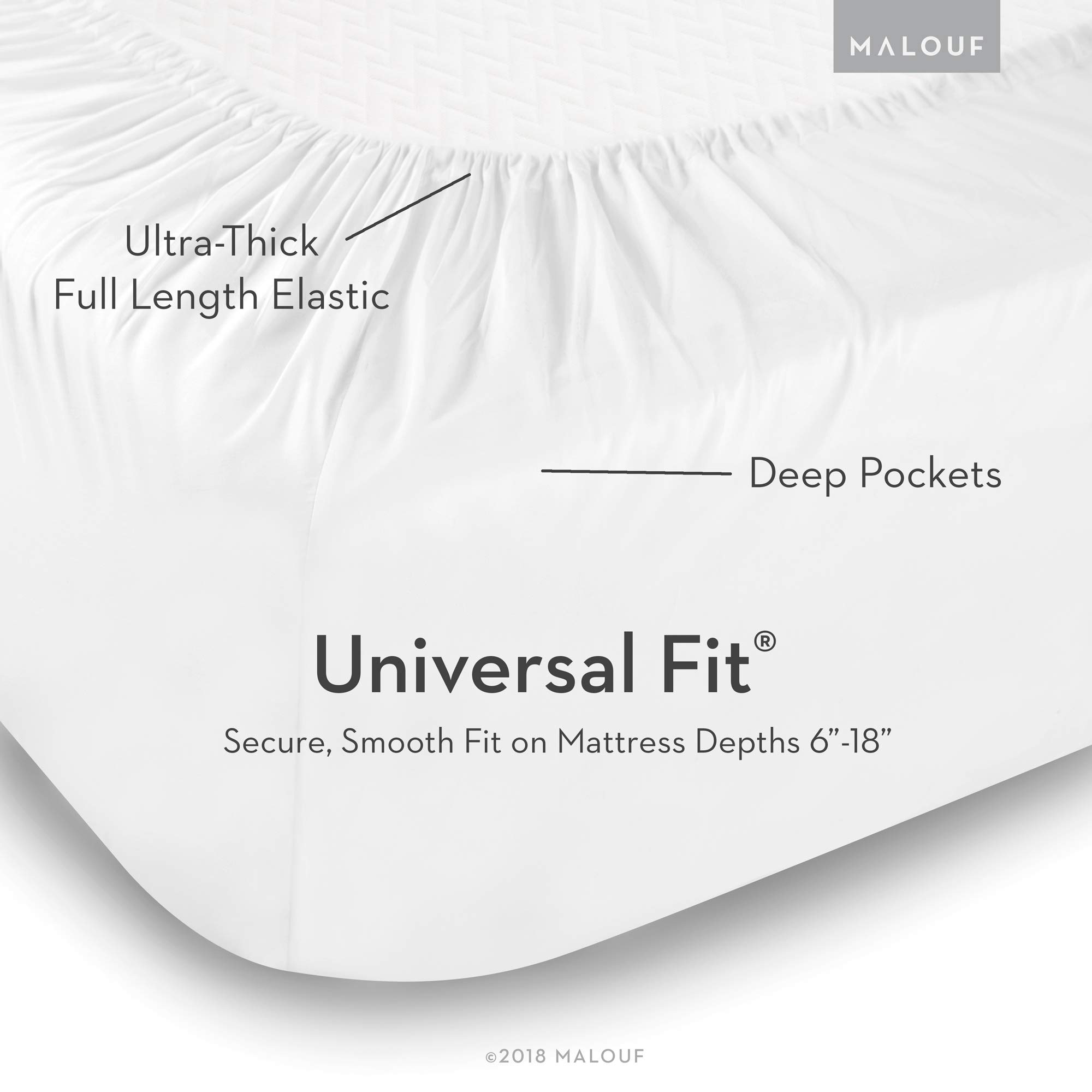 Luxury 600 Thread Count Cotton Blend Sheet Set - Deep Pocket Fitted Sheets - Soft & Breathable for Ultimate Comfort - Perfect for Master Bedroom, Guest Room, or Hotel Use