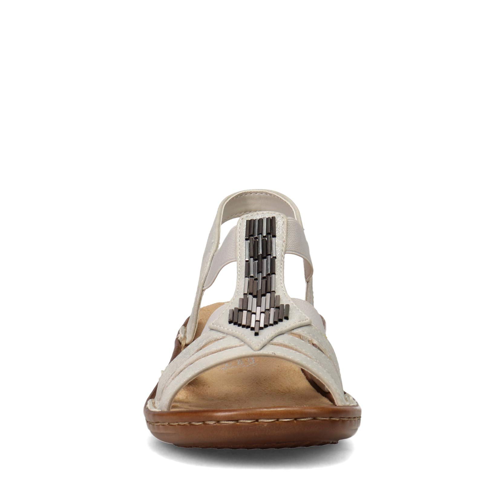 Rieker Women's Comfortable Open & Closed Toe Sandals - Lightweight Casual Summer Shoes for Walking, Travel & Beach Outfits