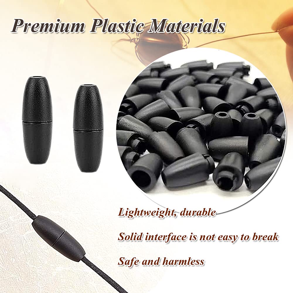 30 Sets Black Breakaway Clasps for Necklaces & Lanyards - DIY Jewelry Making