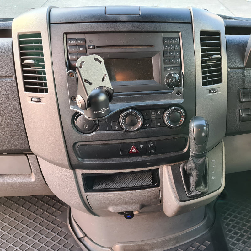 Industrial Evolution InDash Mount for Mercedes Benz Sprinter (2007-2017) - Universal Car Phone Holder for GPS & Smartphones - Perfect for Delivery Drivers & Road Trips