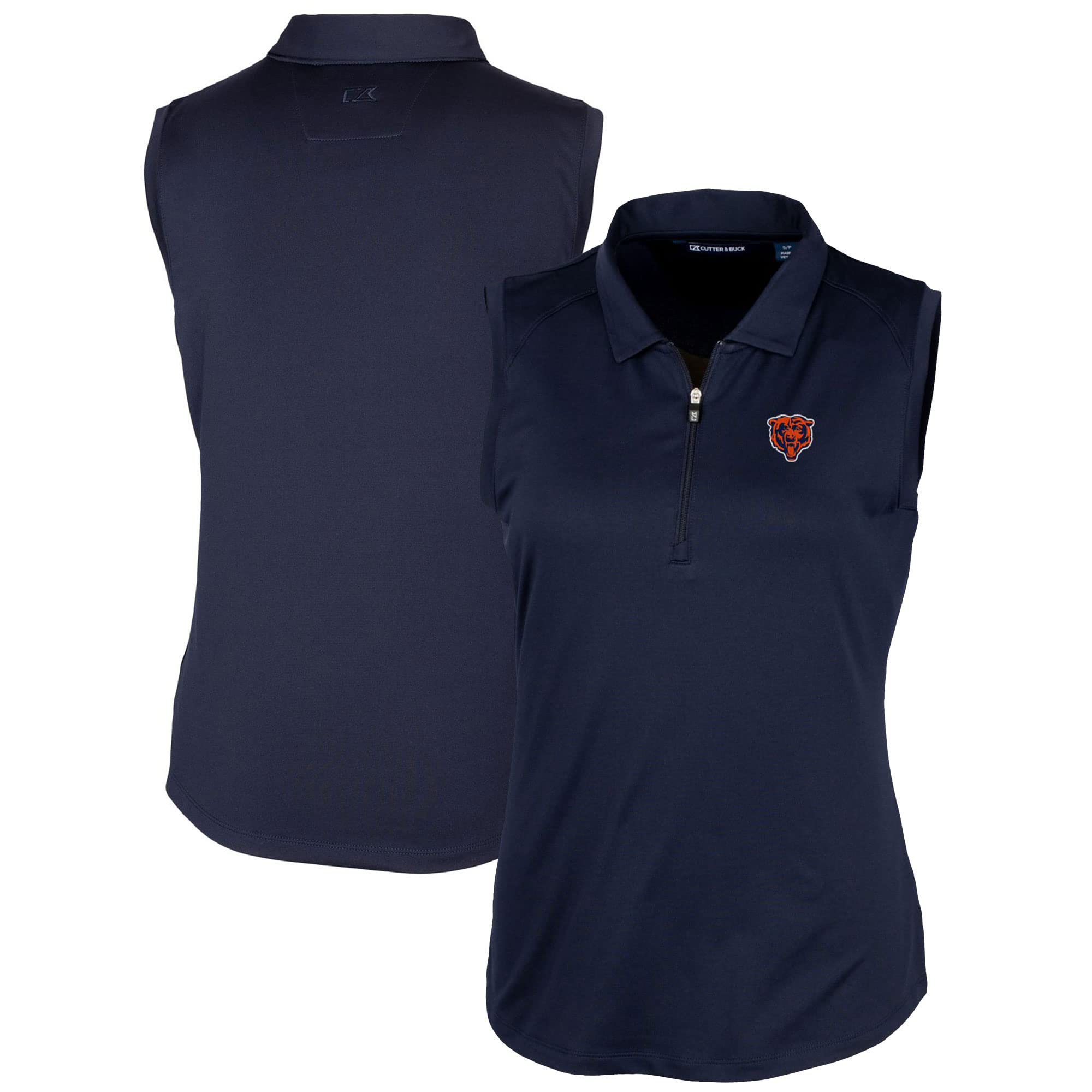 Cutter & Buck Women's NFL Vintage Logo Stretch Sleepless Polo Shirt - Retro Football Jersey for Game Day, Tailgating & Casual Wear
