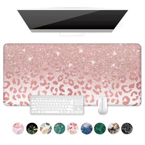 10 Pink Gold Leopard