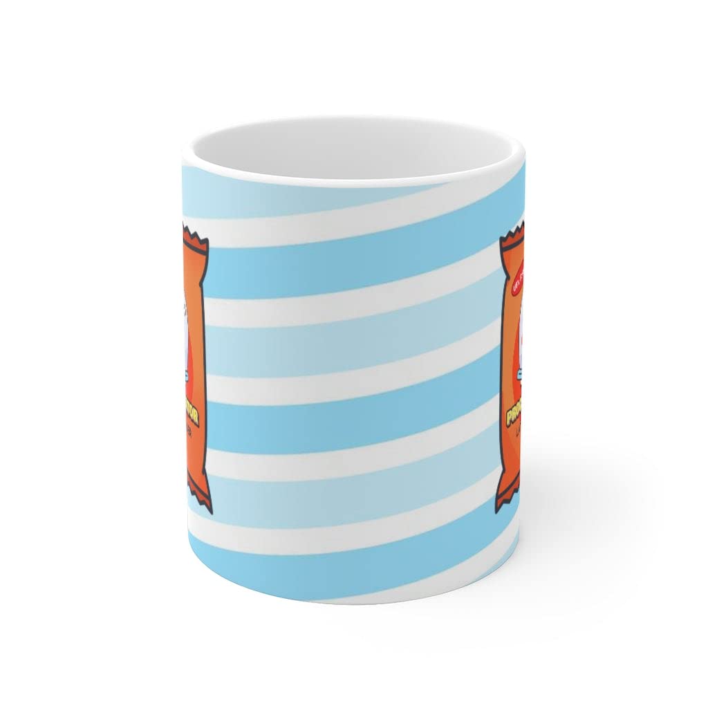 15 oz Ceramic Motivational Coffee Mug - UB Alien Design with C Handle for Tea, Hot Chocolate & Productivity - Perfect Gift for Office, Home & Coworkers - Ideal for Morning Coffee, Office Breaks & Relaxing Evenings
