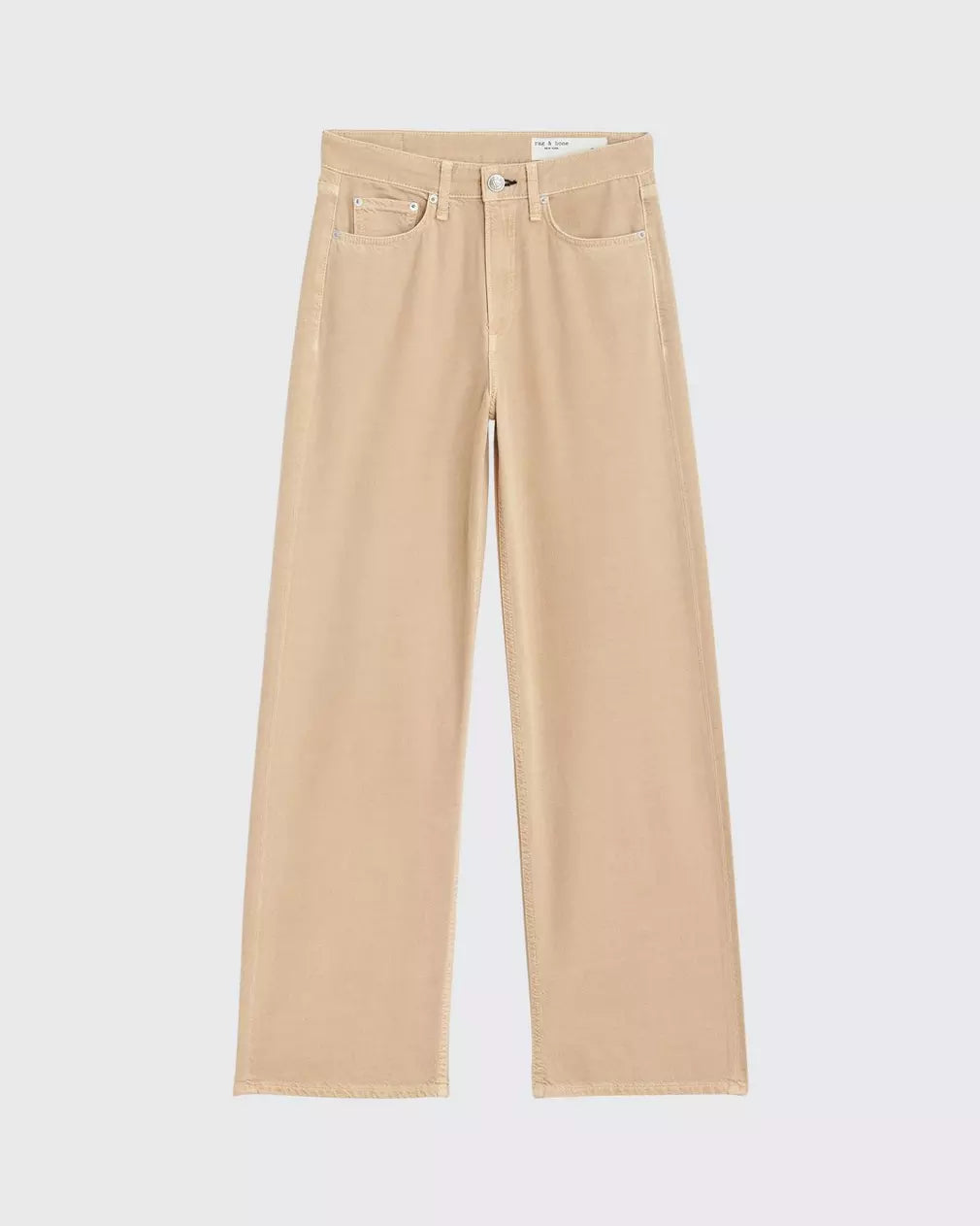 Featherweight Logan Wide Leg Pants in Beige - Comfortable & Stylish Women's Trousers for Casual Wear & Office Outfits