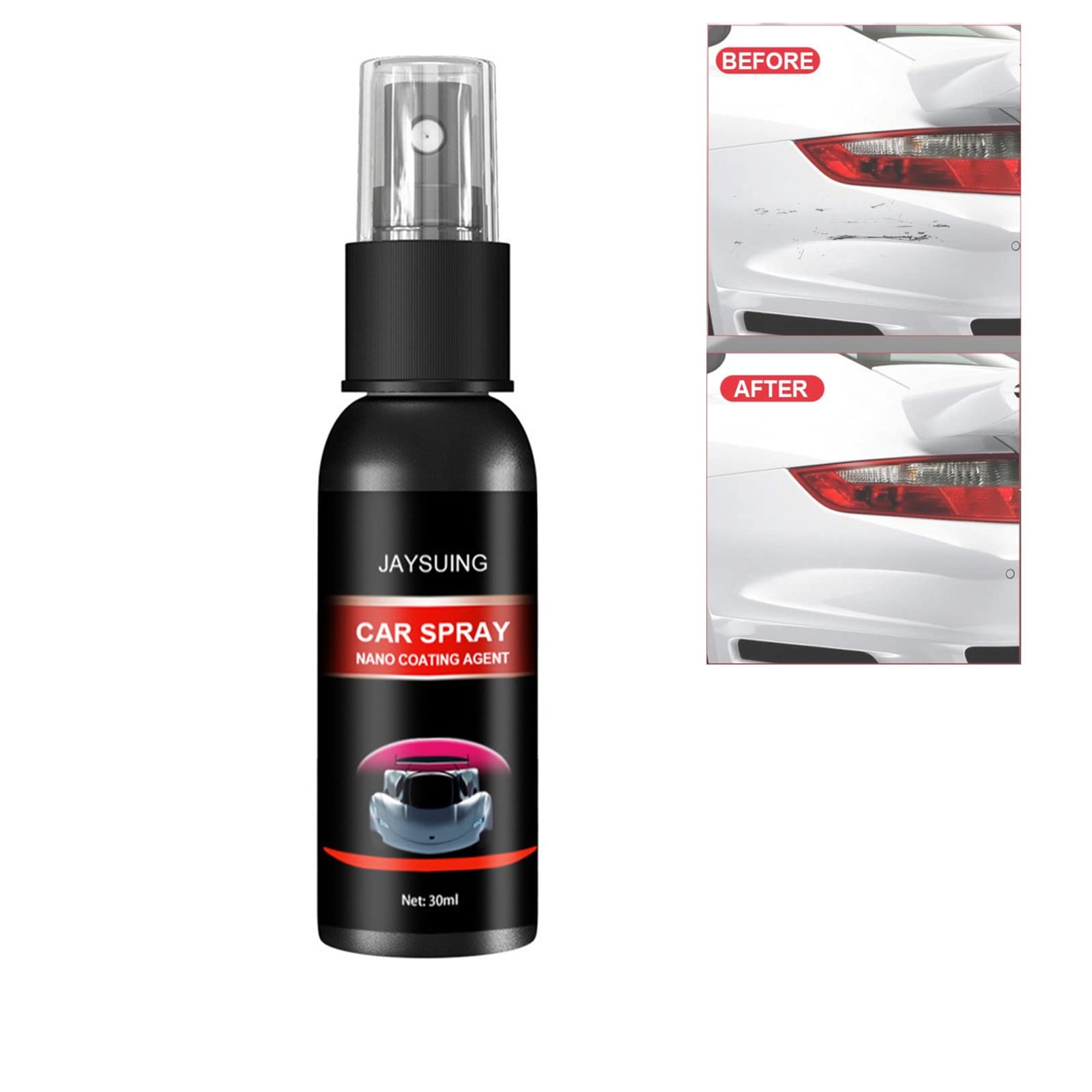 Car Scratch Repair Nano Spray – 30ML/50ML/100ML Fast-Acting Scratch Remover & Polish for All Car Body Types | Perfect for DIY Auto Detailing, Paint Touch-Ups & Minor Scratch Repair