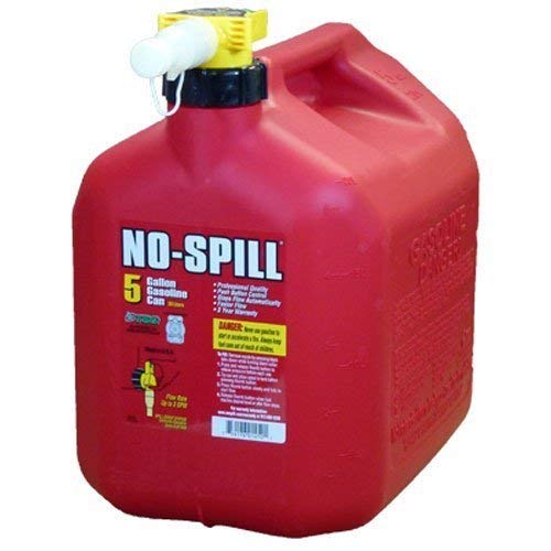 No Spill 5 Gallon Plastic Gas Can - Leak Proof & Durable for Lawn Mowers, Generators & Outdoor Equipment - Ideal for Home, Garage & Emergency Fuel Storage