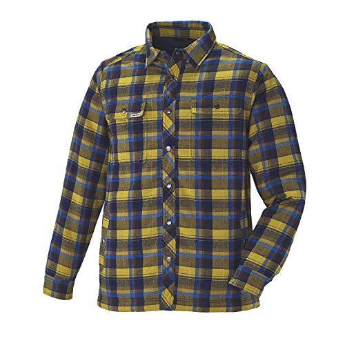 **Polaris Men's Flannel Jacket - Warm & Durable Outdoor Shirt Jacket for Hiking, Camping & Casual Wear**