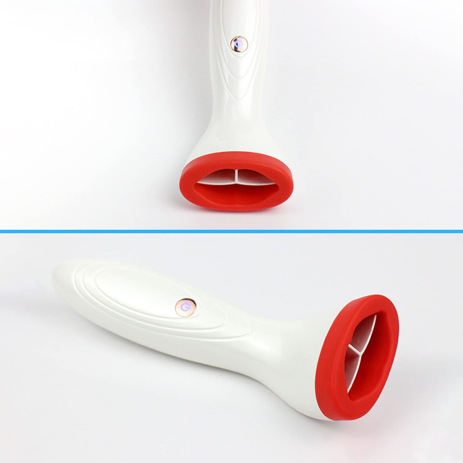 Altsuceser Electric Lip Plumper Tool - 450mAh Physical Lip Enhancer Device for Fuller Lips | Portable Lip Suction Plumper for Home & Travel Use (White)