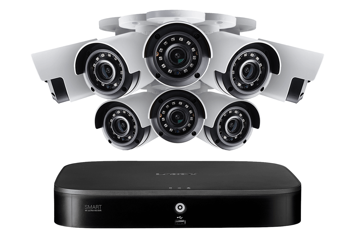 4K Ultra HD 8 Channel Security Camera System with 8MP Outdoor Cameras - Smart Motion Detection, Color Night Vision for Home & Business Surveillance