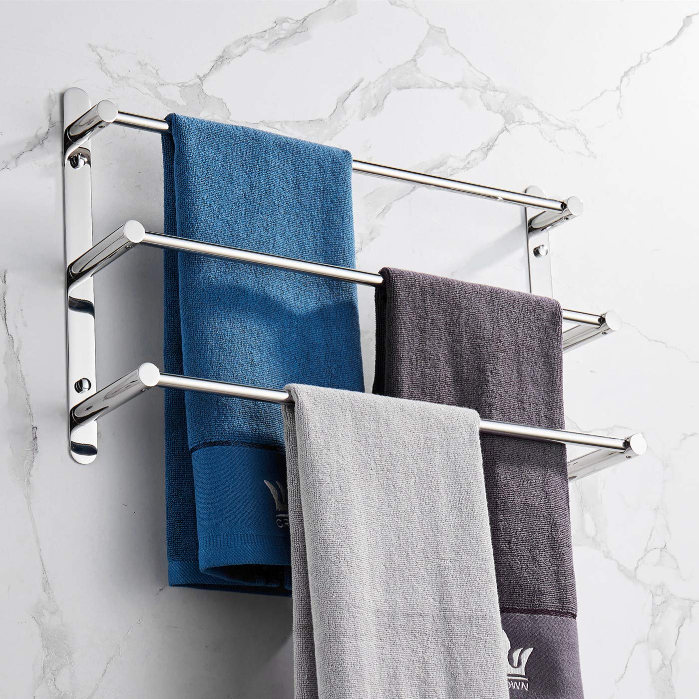 Stainless Steel 3-Tier Towel Rack 19.6