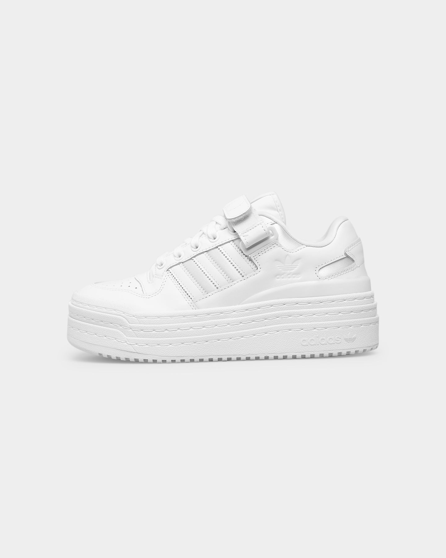 Adidas Women's Triple Platform Sneakers - Cloud White Low Top Fashion Shoes for Casual Wear & Street Style