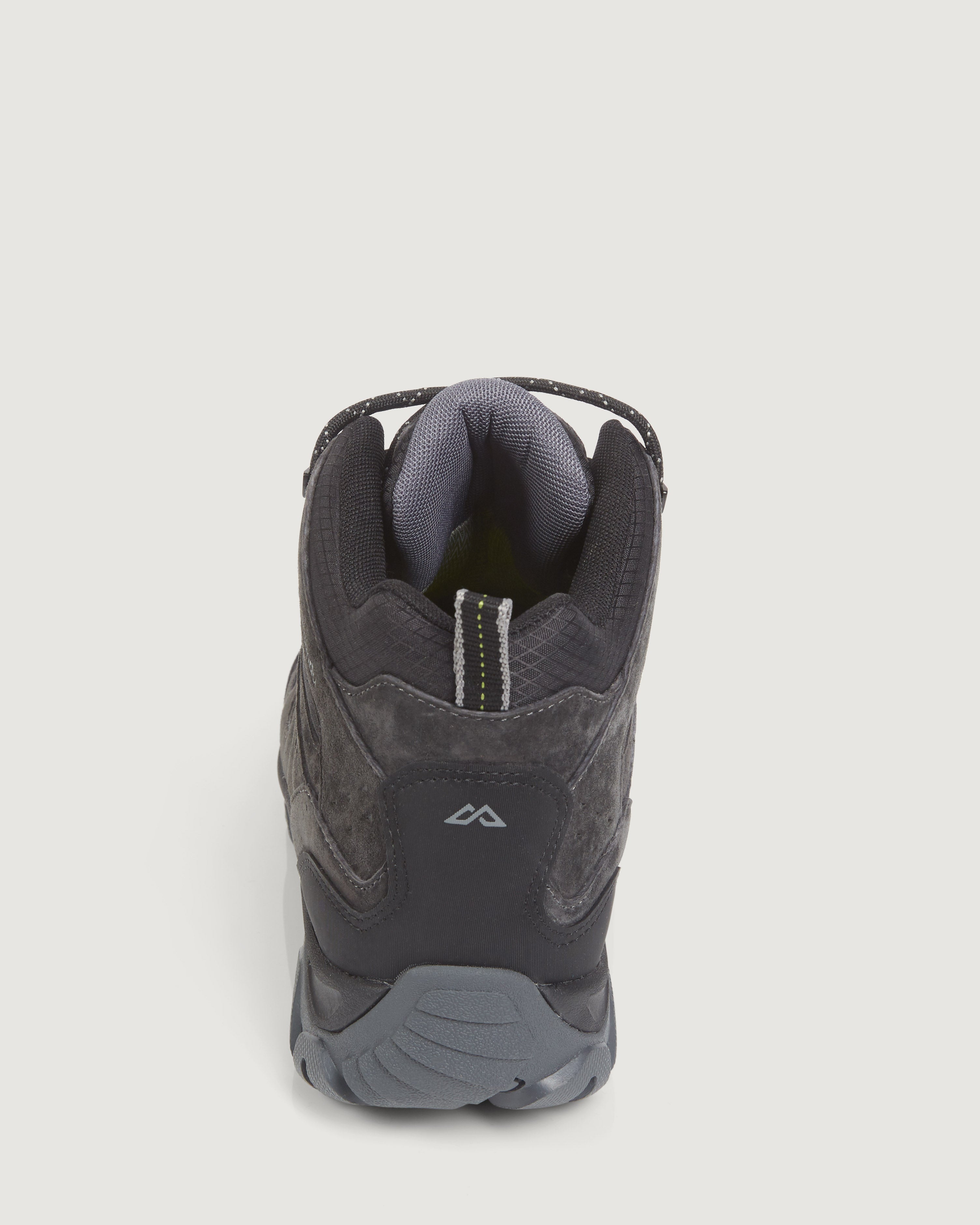 Men's Mornington Waterproof Mid Hiking Boots - Black/Black Sea | All-Terrain Outdoor Adventure Footwear for Hiking, Camping & Trekking