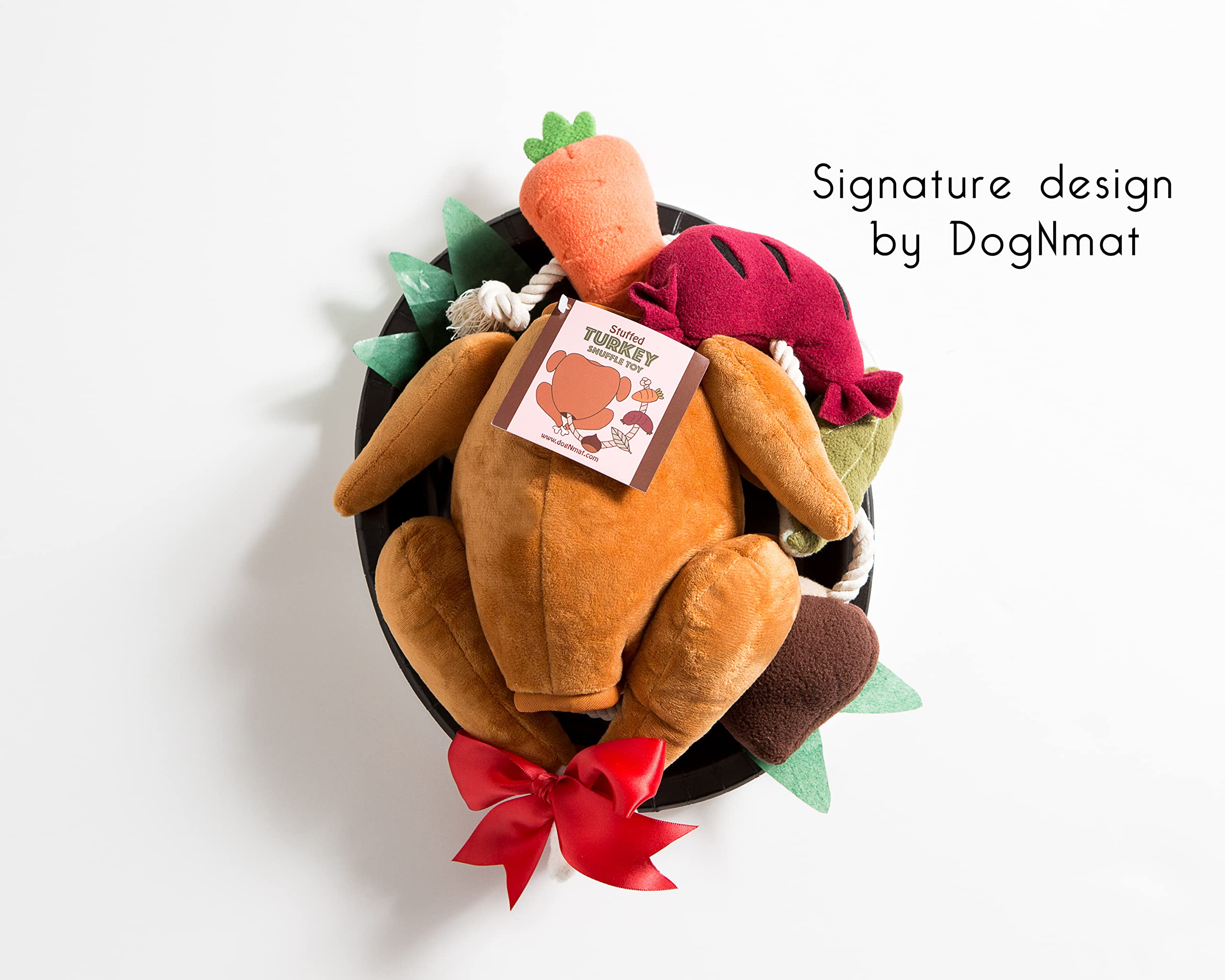 Interactive Stuffed Turkey Snuffle Dog Toy - 3-in-1 Hide & Seek, Snuffle & Rope Chew Toy for Mental Stimulation | Perfect for Thanksgiving, Indoor Play & Training Enrichment