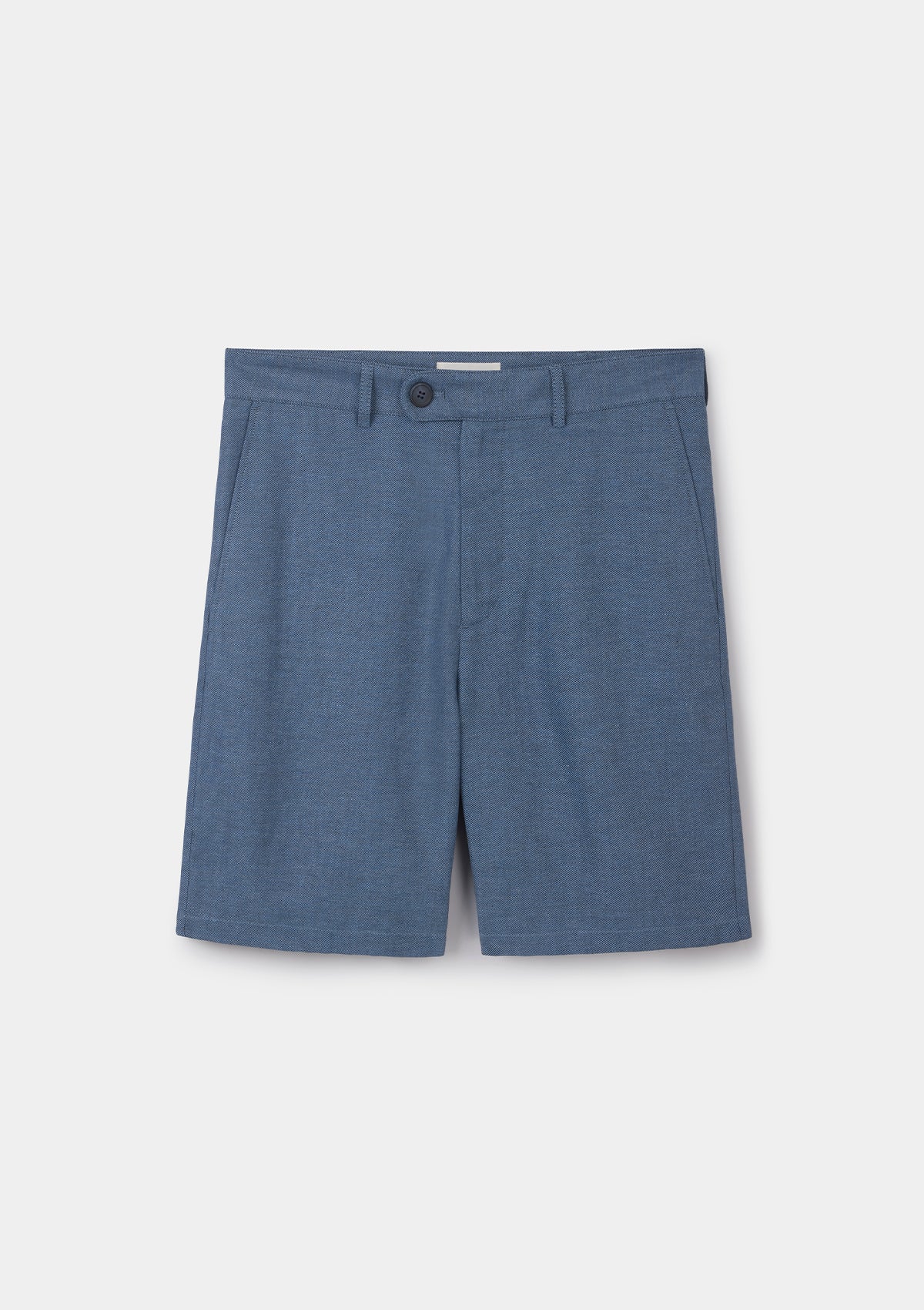 Premium Steel Blue Twill Shorts for Men - Comfortable & Stylish Casual Wear - Perfect for Summer, Travel & Outdoor Activities