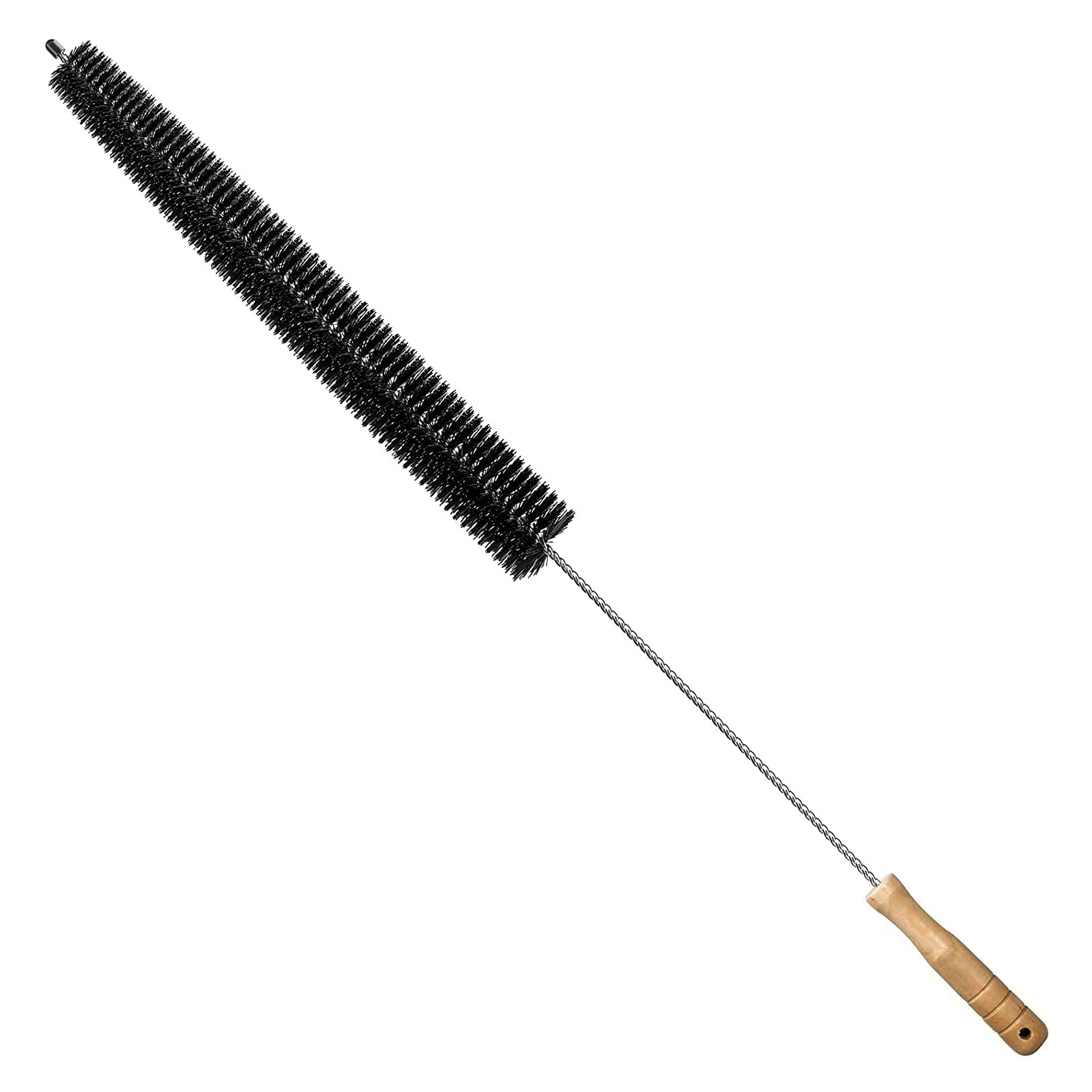 Stainless Steel Wire Brush for Dryer Lint Removal - Flexible Vent Cleaning Brush with Long Coil for Dryer, Fridge, AC & Home Appliances - Perfect for Lint Trap Cleaning & Appliance Maintenance