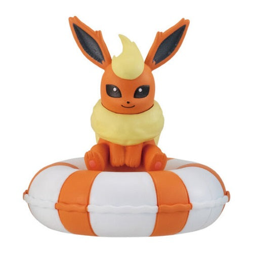 Bandai Pokemon Puka Puka Floating Ring Vol. 04 - 2 Inch Mini Collectible Figure for Bath Toys, Pool Floats & Kids Water Play