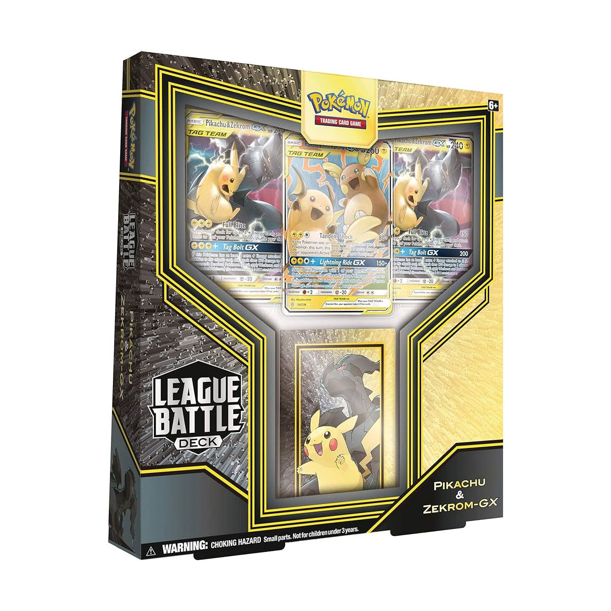 Pokemon Sword & Shield League Battle Deck - Pikachu & Zekrom GX Deck | Competitive TCG Card Game for Tournaments & Casual Play