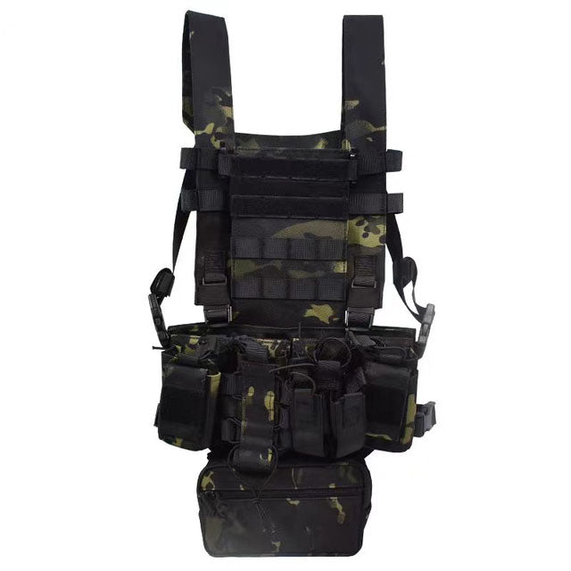 Russian Tactical Vest EMR - Quick Release Hunting Vest with MOLLE System, Adjustable & Breathable Military Gear for Outdoor, Airsoft, Hunting & Survival - D3 Tactical Vest for Men