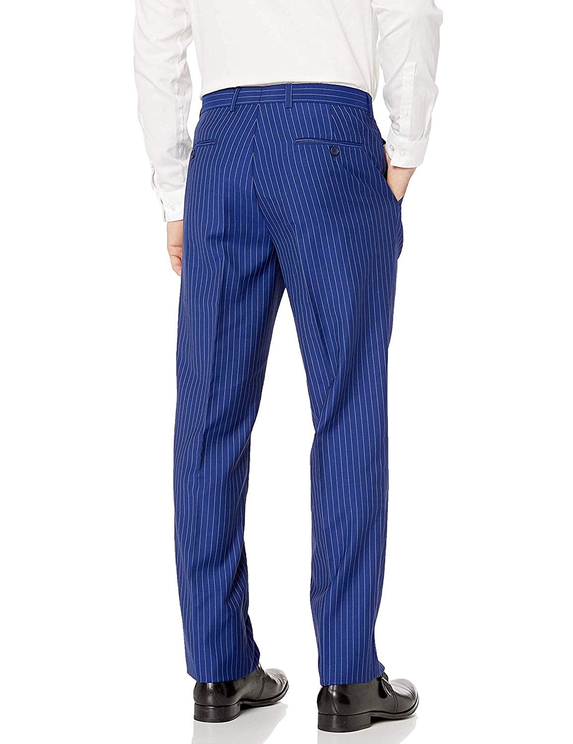 Adam Baker Men's Modern Fit 100% Wool Two-Piece Notch Lapel Suit - Premium Business Attire for Weddings, Interviews & Formal Events