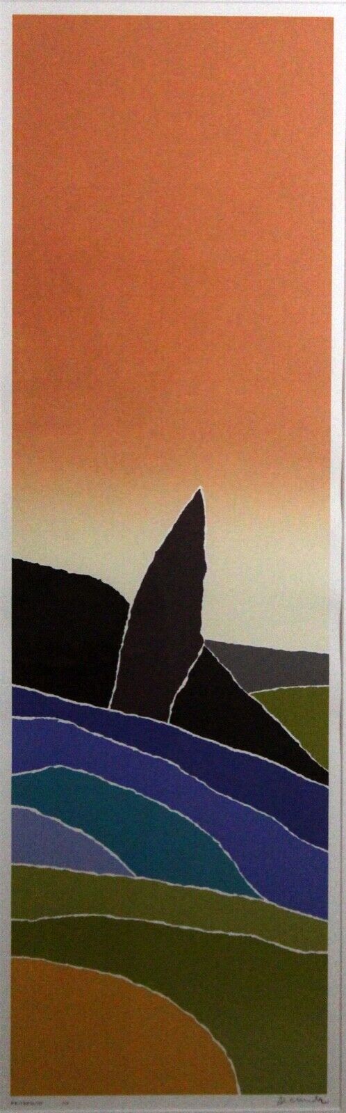 Arthur Secunda Provence Signed AP Limited Edition Serigraph on Paper Framed 1980 - Vintage Art Print for Home Decor & Office Wall Art
