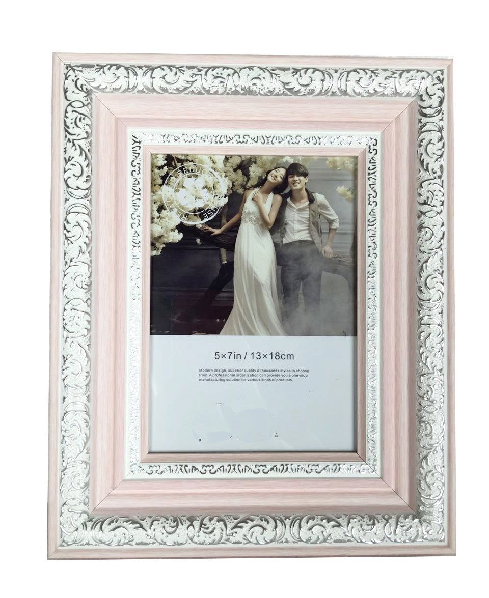 Lilian PC Polymer Eco-Friendly Desktop Picture Frame - Elegant Pink, 8x10 Inches - Perfect for Home Office Decor, Wedding Photos & Gift Giving