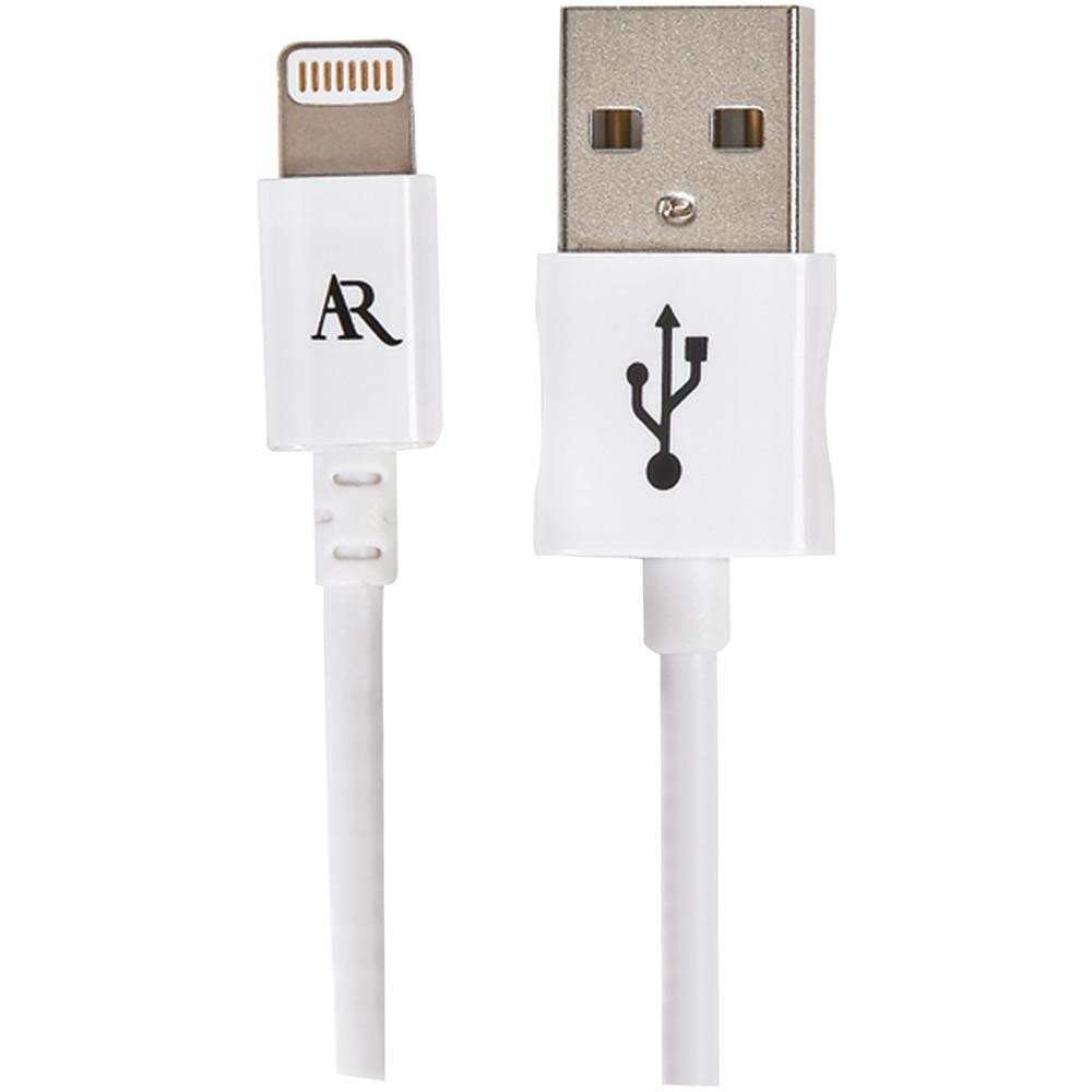 Premium Acoustic Research Lightning Cable for iPhone iPad - 3ft Durable Fast Charging Sync Cord - Perfect for Home, Office & Travel Use