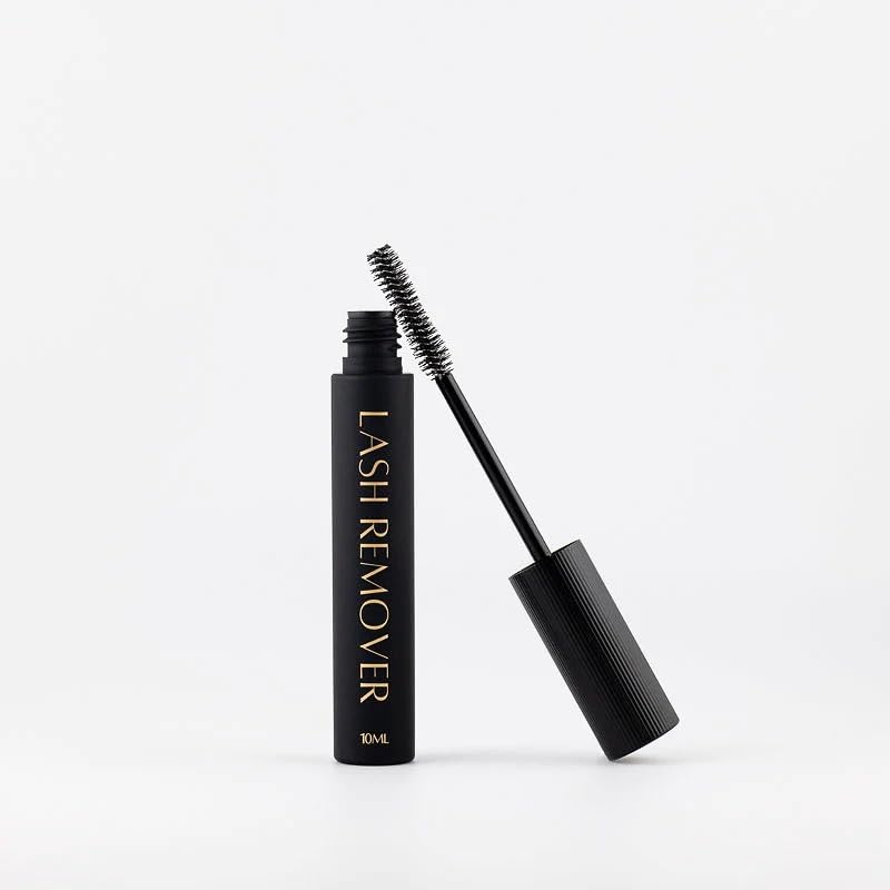 Professional Eyelash Extension Adhesive Remover with Spoolie Brush - Gentle & Effective Lash Glue Remover for Salon & Home Use - Safe for Sensitive Eyes & DIY Lash Care