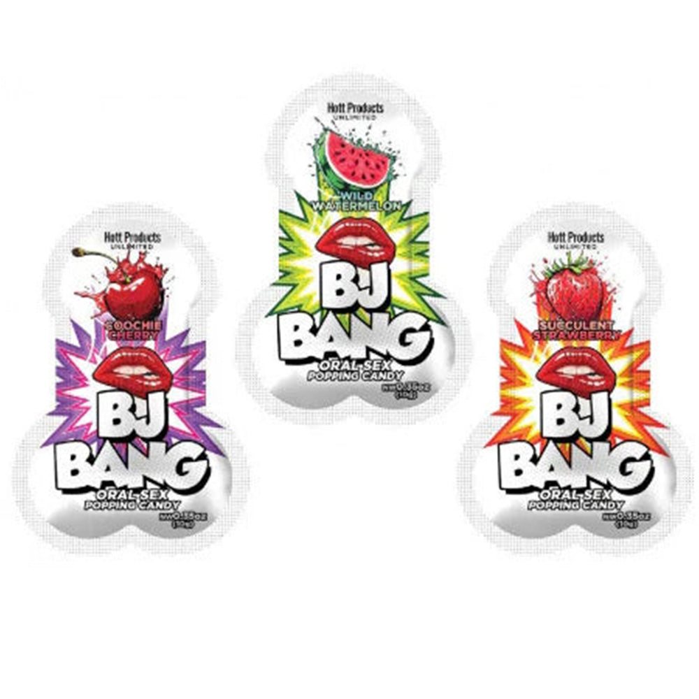BJ Bang Oral Sex Popping Candy - Fun & Exciting Adult Novelty for Couples Play & Sensual Experiences