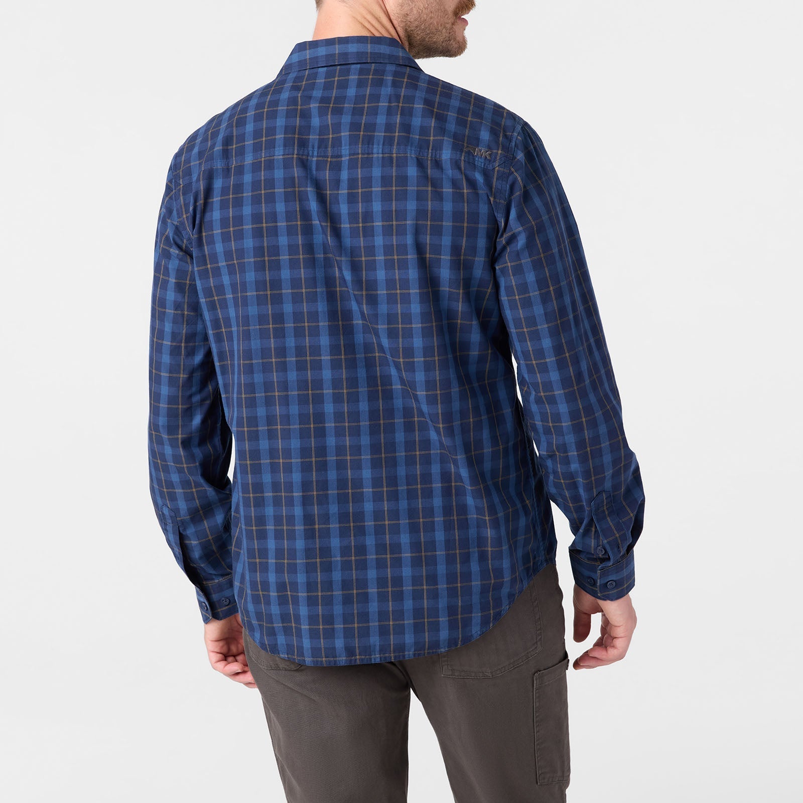 Midtown Long Sleeve Woven Shirt for Men - Casual Button Down Shirt with Comfort Fit - Perfect for Office, Business Casual & Outdoor Activities