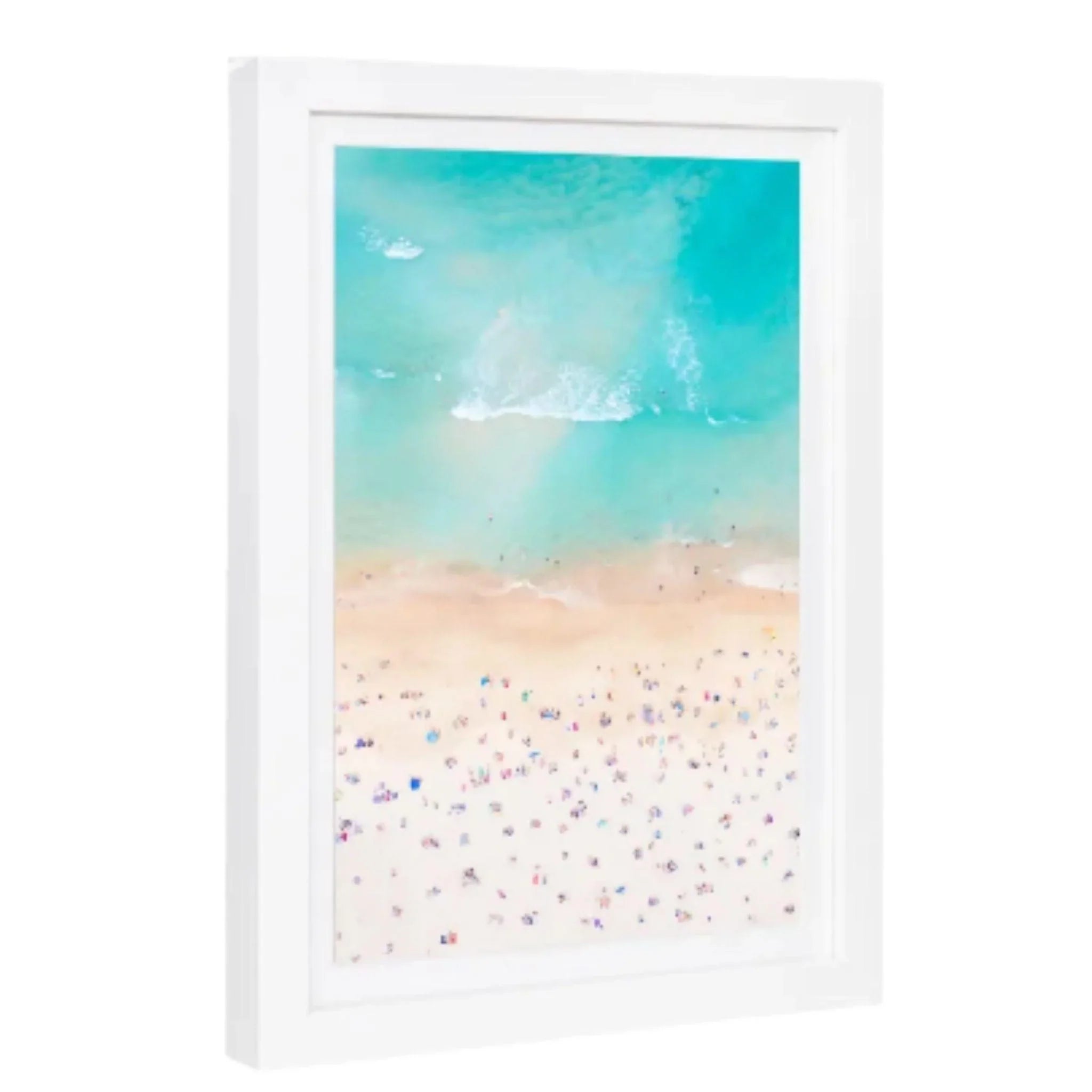 Bondi Beach Landscape Vertical Mini Framed Print by Gray Malin - Perfect Wall Art for Home, Office & Beach House Decor