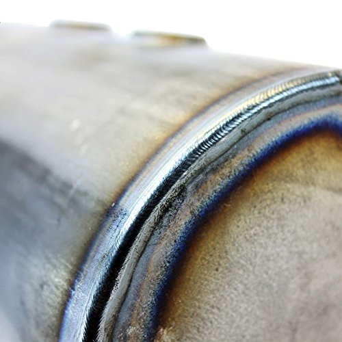 TC Bros 5 Inch Round Chopper Oil Tank with Flat Ends - Universal Fit for Harley Davidson & Custom Motorcycles - Perfect for Bobber & Chopper Bike Builds