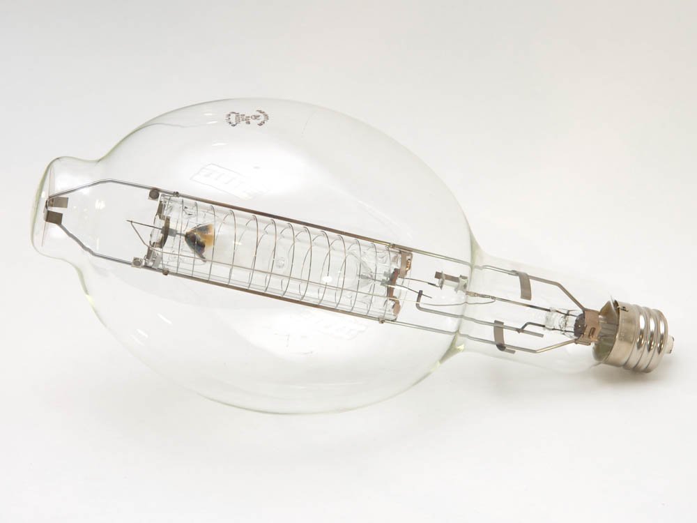 Philips 1000W BT56 Clear Metal Halide Bulb - High Intensity Discharge Light for Stadiums, Greenhouses & Warehouse Lighting