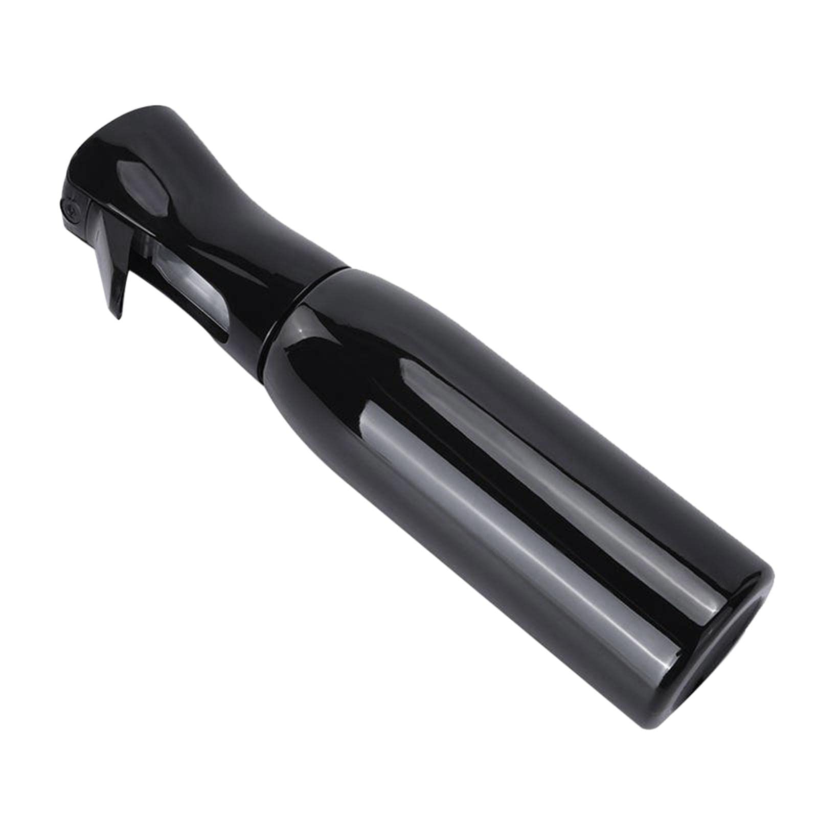 VMS INDIA 500ml Continuous Spray Bottle - Hair Styling, Salon, Barber, Gardening, Cleaning, Plant Misting - Durable Black Plastic Water Sprayer for Home & Professional Use