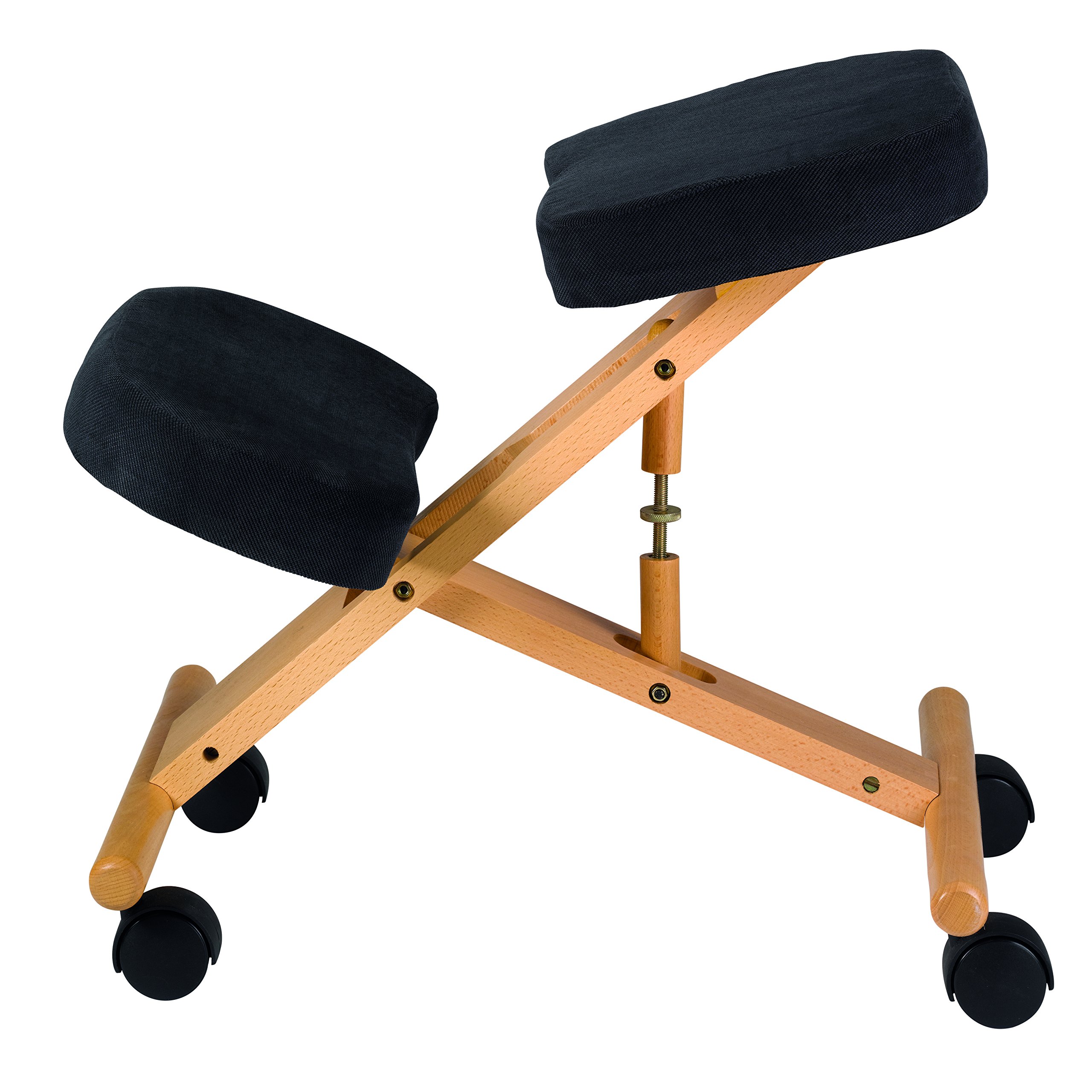 Jobri BetterPosture Ergonomic Kneeling Chair - Classic Kneeling Stool for Back Pain Relief & Posture Correction - Perfect for Office, Home & Meditation Use