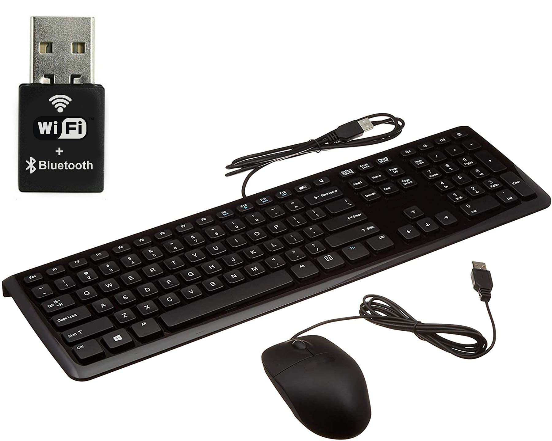 Renewed HP Small Form Factor Desktop PC - Intel Core 2 Duo, 8GB RAM, 128GB M.2 SSD + 500GB HDD, WiFi, Bluetooth, Keyboard & Mouse, 22