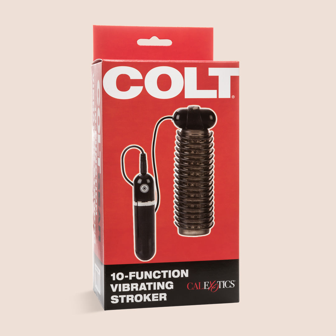 COLT® 10-Speed Rechargeable Vibrating Stroker with Remote Control - Perfect for Solo Play & Couples Intimacy | Waterproof & Body-Safe Silicone Design