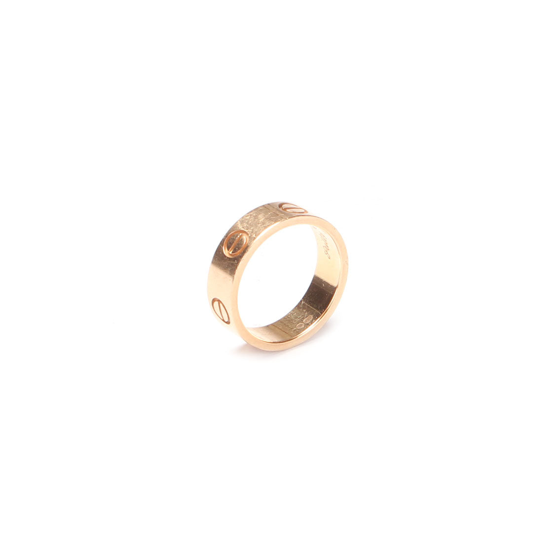 18k Gold Mini Love Ring for Women - Elegant Stackable Band, Perfect for Anniversary, Engagement & Everyday Wear