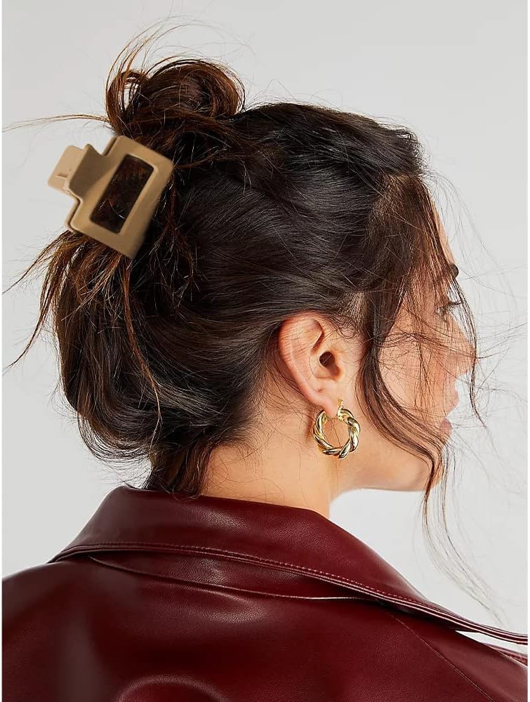 Blubby 4PCS Small Hair Claw Clips for Women & Girls - 2