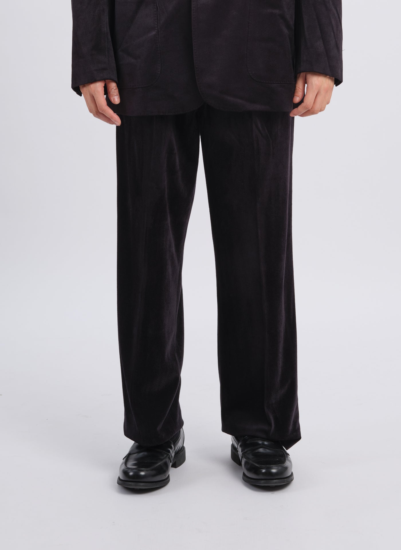 Premium Micro Polyester Velour Twill Suit Pants for Men - Comfortable & Stylish Office Wear, Business Casual & Formal Occasions
