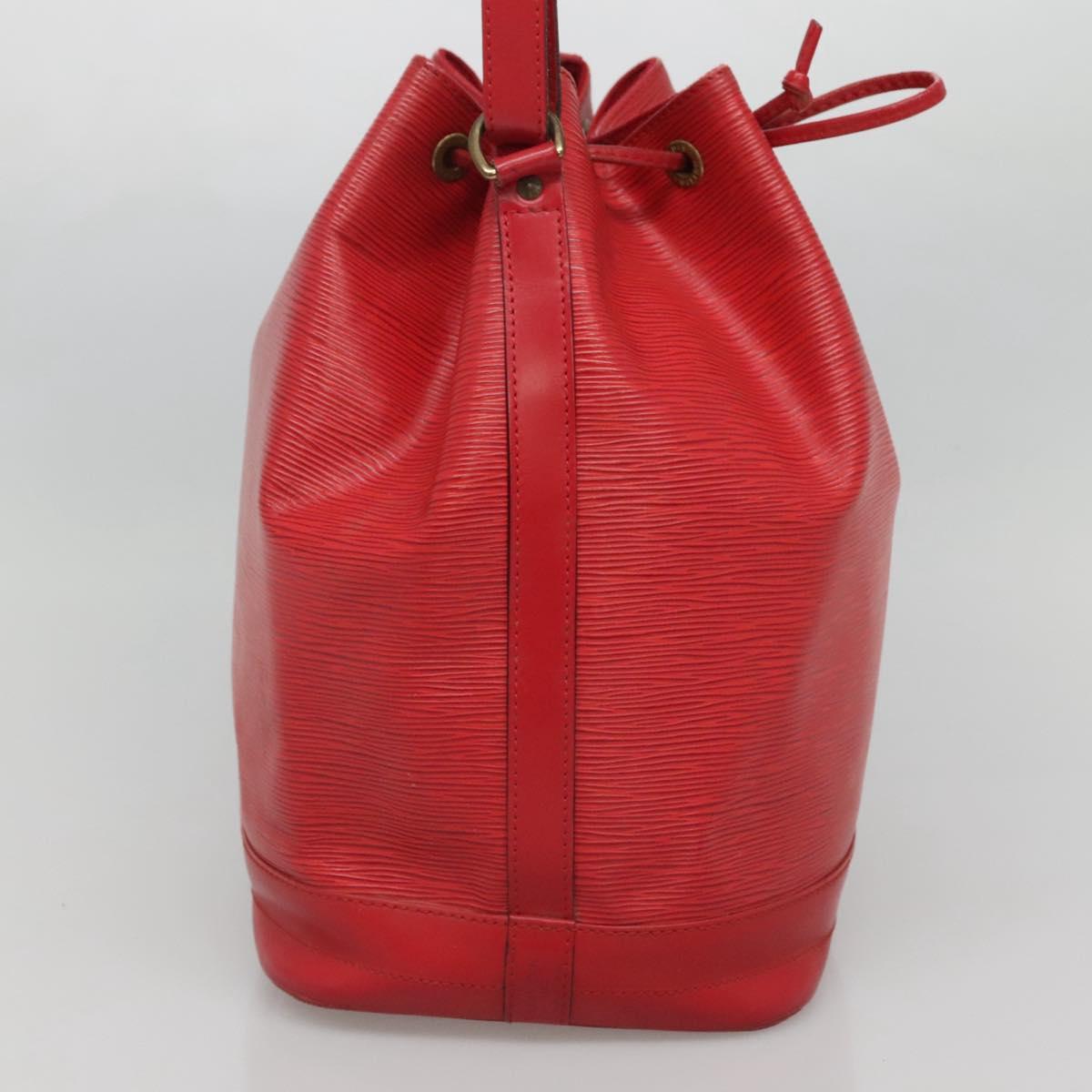 Luxury Epi Leather Bucket Bag with Drawstring Closure - Perfect for Work, Travel & Everyday Use