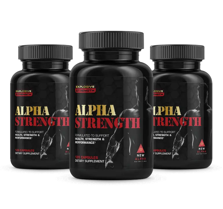 Alpha Strength Capsules - Premium Muscle Recovery & Performance Supplement for Athletes & Fitness Enthusiasts | Post-Workout Recovery, Energy Boost & Endurance Support