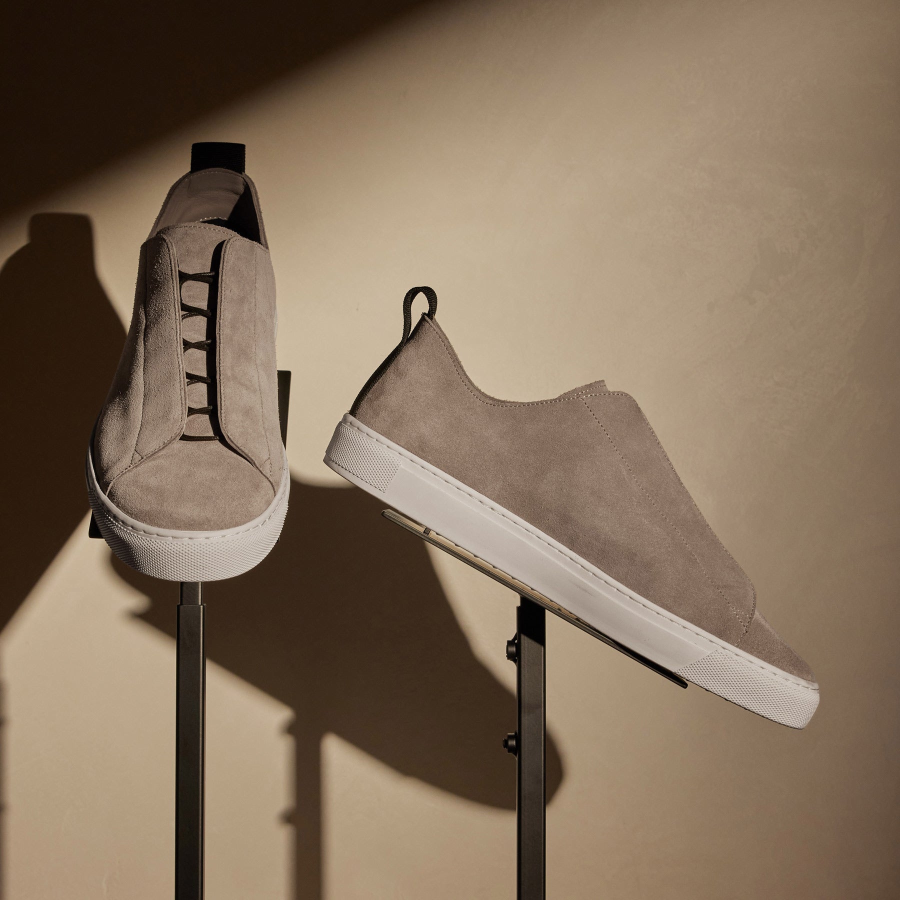 Men's Suede Solstice Sneakers - Comfortable Earth Tone Casual Shoes for Walking, Travel & Everyday Wear