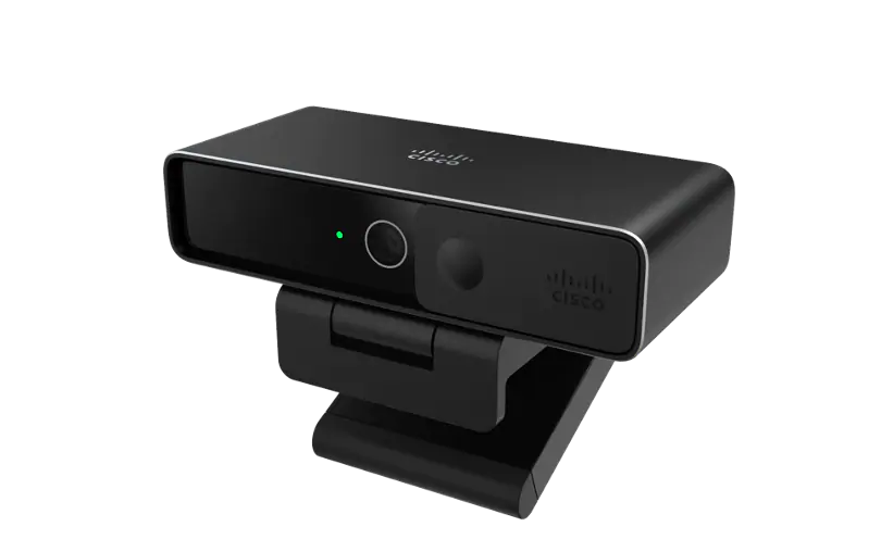 Cisco 1080P HD Webcam with Built-in Microphone - Carbon Black for Video Conferencing, Online Classes & Remote Work