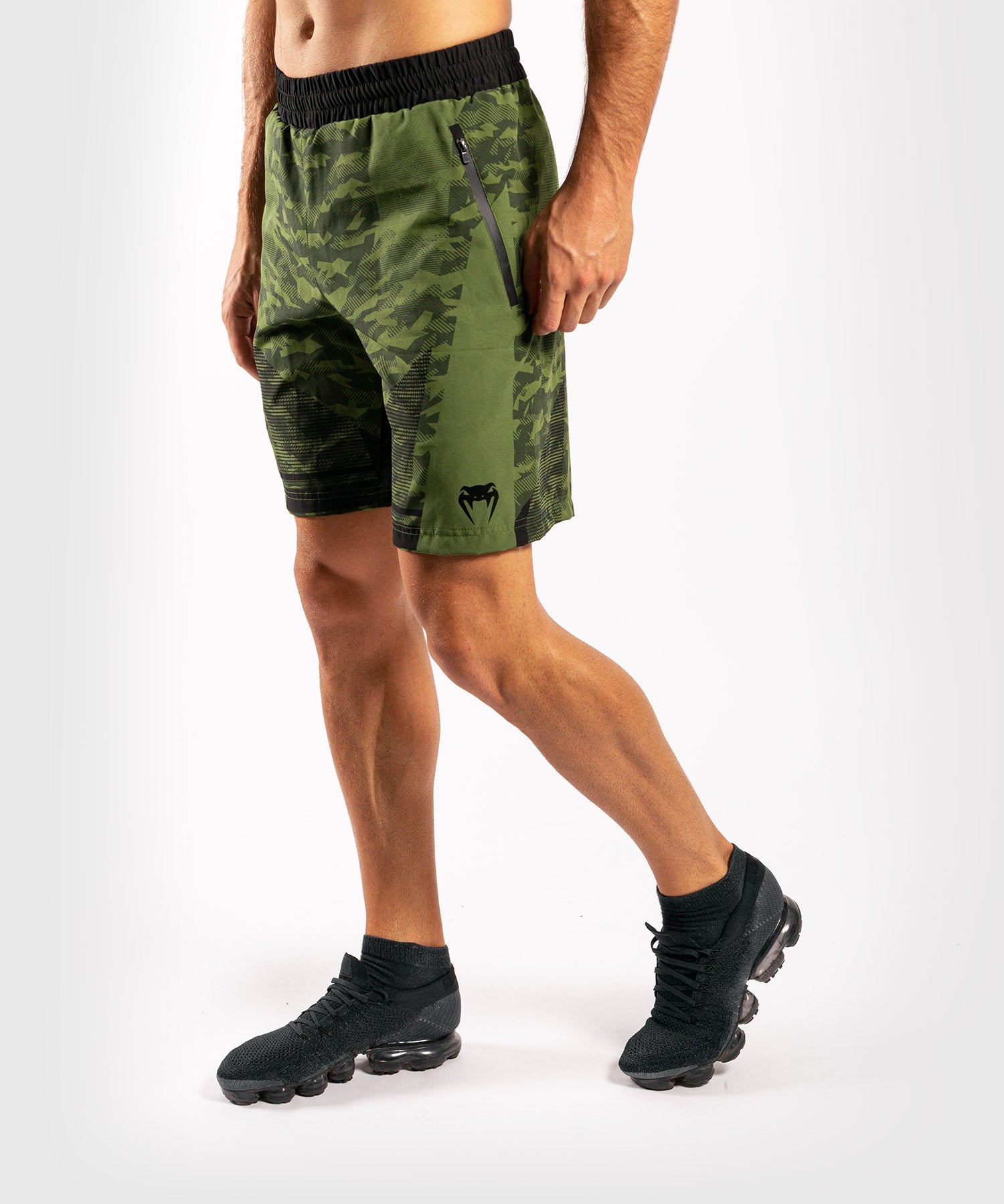 Venum Trooper Sport Shorts - Forest Camo & Black - MMA, Boxing & Training Workout Shorts for Men