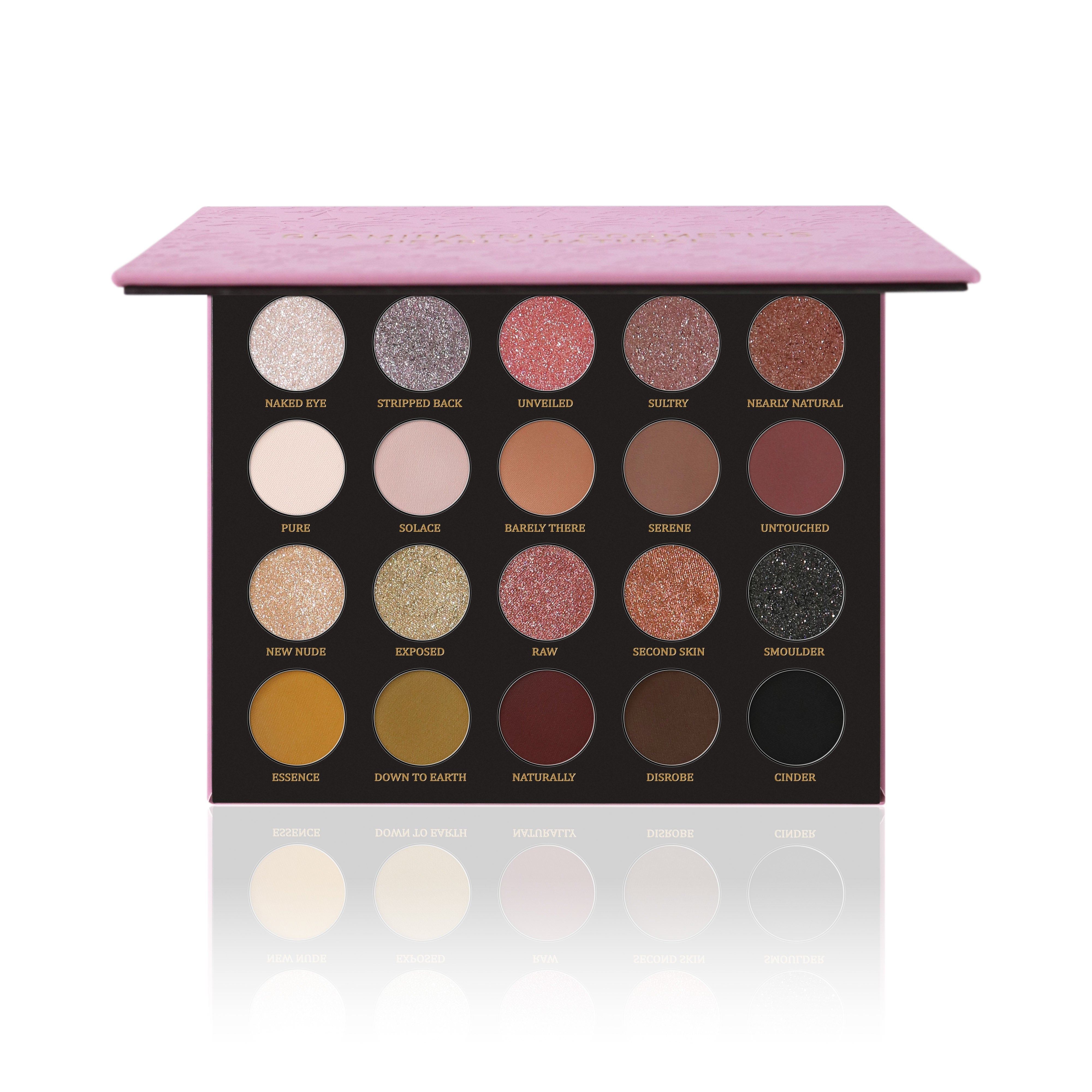 Nearly Natural Eyeshadow Palette - Vegan & Cruelty-Free Makeup Kit for Everyday & Party Looks | Soft Matte & Shimmer Shades