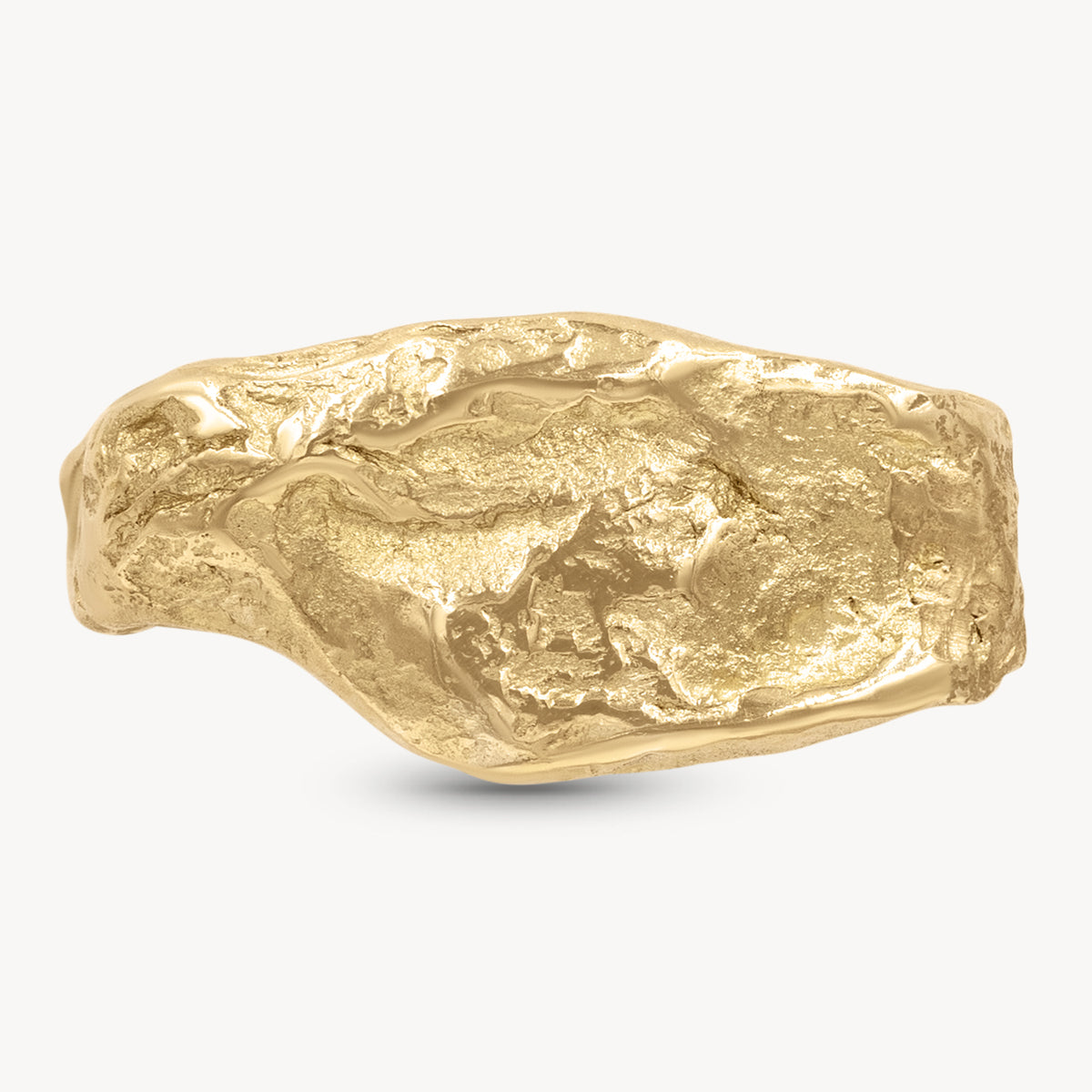 Signet Rock Ring for Women - Vintage Silver Jewelry with Natural Stone - Perfect for Everyday Wear & Special Occasions