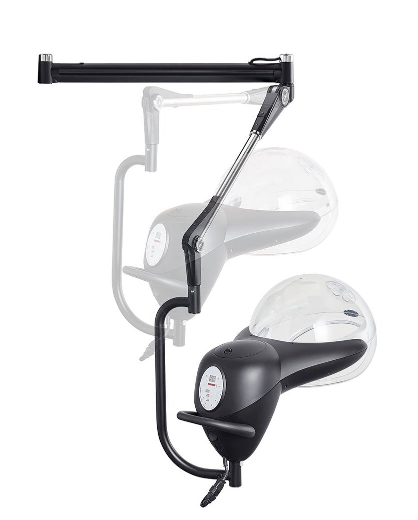 Professional Ion Wall Mounted Hair Steamer for Salon & Home Use - Deep Conditioning Treatment for Dry, Damaged Hair - Perfect for Hydration & Styling