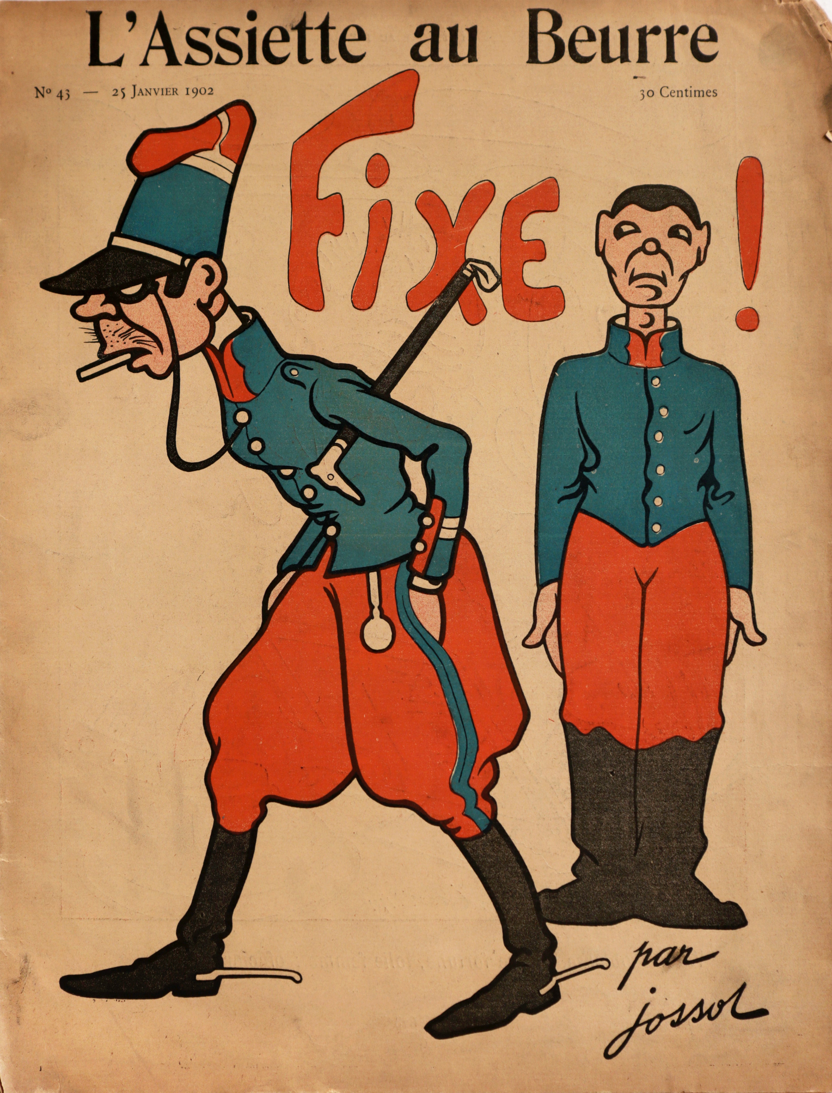 1902 & 1906 L'Assiette au Beurre Rare French Satirical Booklets - Issues No.43 & No.289 - Vintage Collectibles for History Buffs & Art Enthusiasts