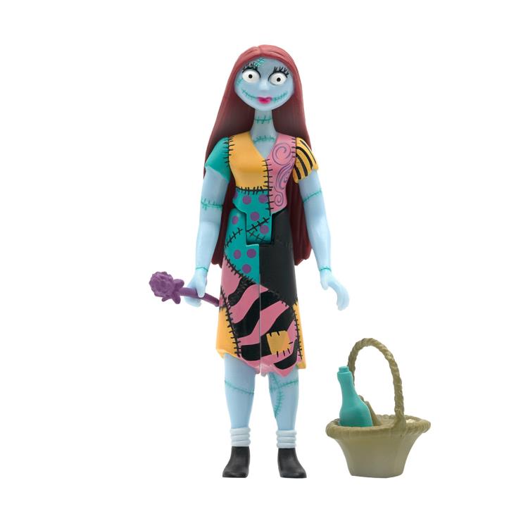 The Nightmare Before Christmas ReAction Sally Action Figure - Collectible Disney Tim Burton Movie Character Toy for Halloween & Christmas Decor